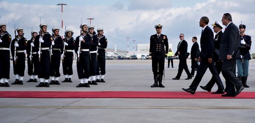 Obama commence sa tournée d'adieu en Grèce - ảnh 1